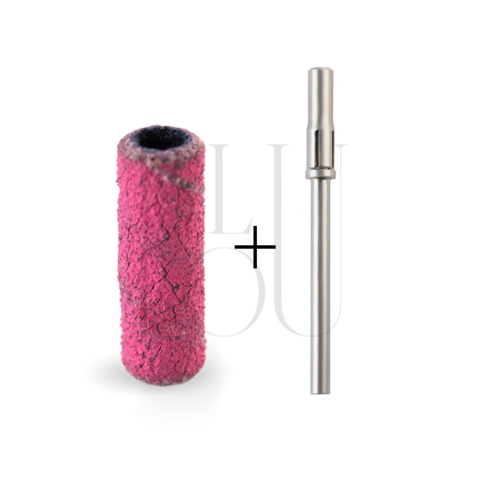 Nakładki Ścierne Pink MINI + Mandrel #180 - 50 sztuk.jpg