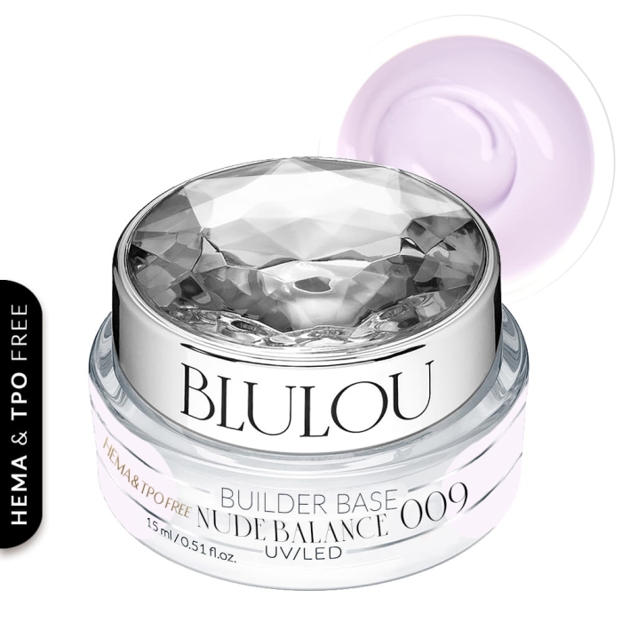 Nude Balance Builder Base 009 15ml - baza budująca - do naturalnych paznokci i przedłużania 