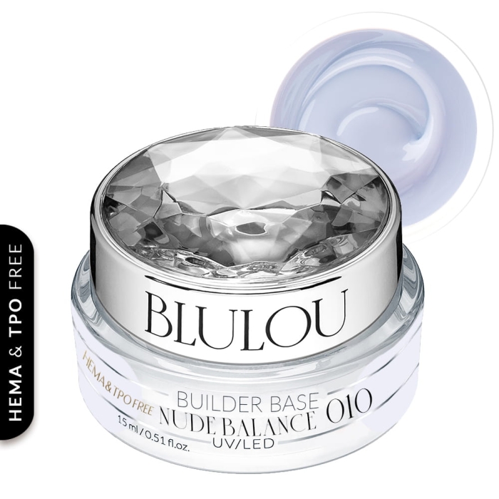 Nude Balance Builder Base 010 15ml - baza budująca - do naturalnych paznokci i przedłużania 