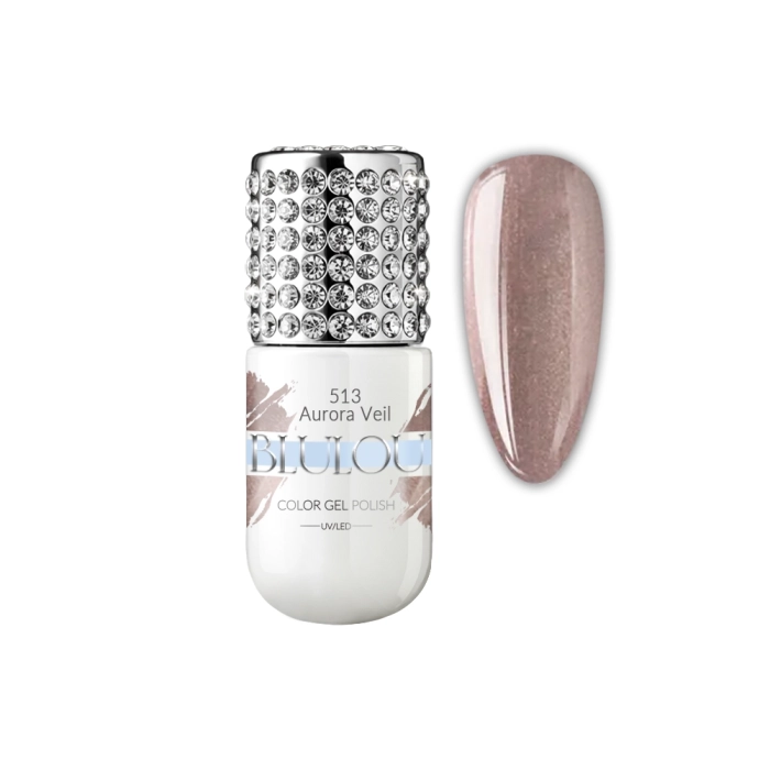 Lakier hybrydowy BluLou 9ml - Aurora Veil 513