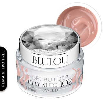 JELLY Builder Gel - Nude - 102 HEMA FREE 50ml - Termin ważności: 07.2026