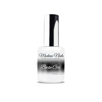Modena Nails Base Gel 15 ml - Baza Hybrydowa - wzmacniająca przyczepność żeli, hybryd, akrylo żeli, baz budujących 