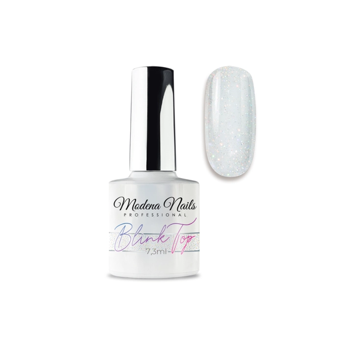 Modena Nails Professional Top Blink Non Wipe 7,3 ml - top nabłyszczający