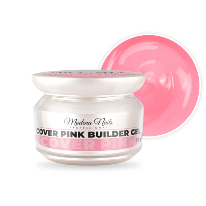 Modena Nails Cover Pink Builder Gel 30 g - baby boomer\french - żel budujący